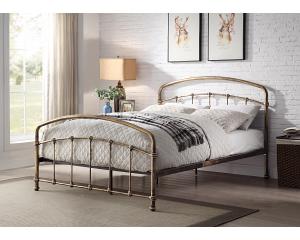 5ft King Size Retro bed frame,Antique bronze,metal,tube style.Rustic,traditional industrial
